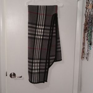 Plaid Sweater Wrap
